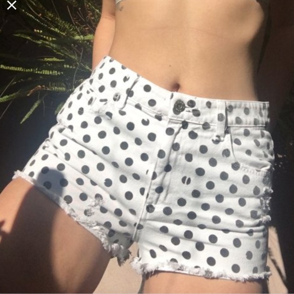 LF Carmar 2019 polka dot trend denim shorts 24
